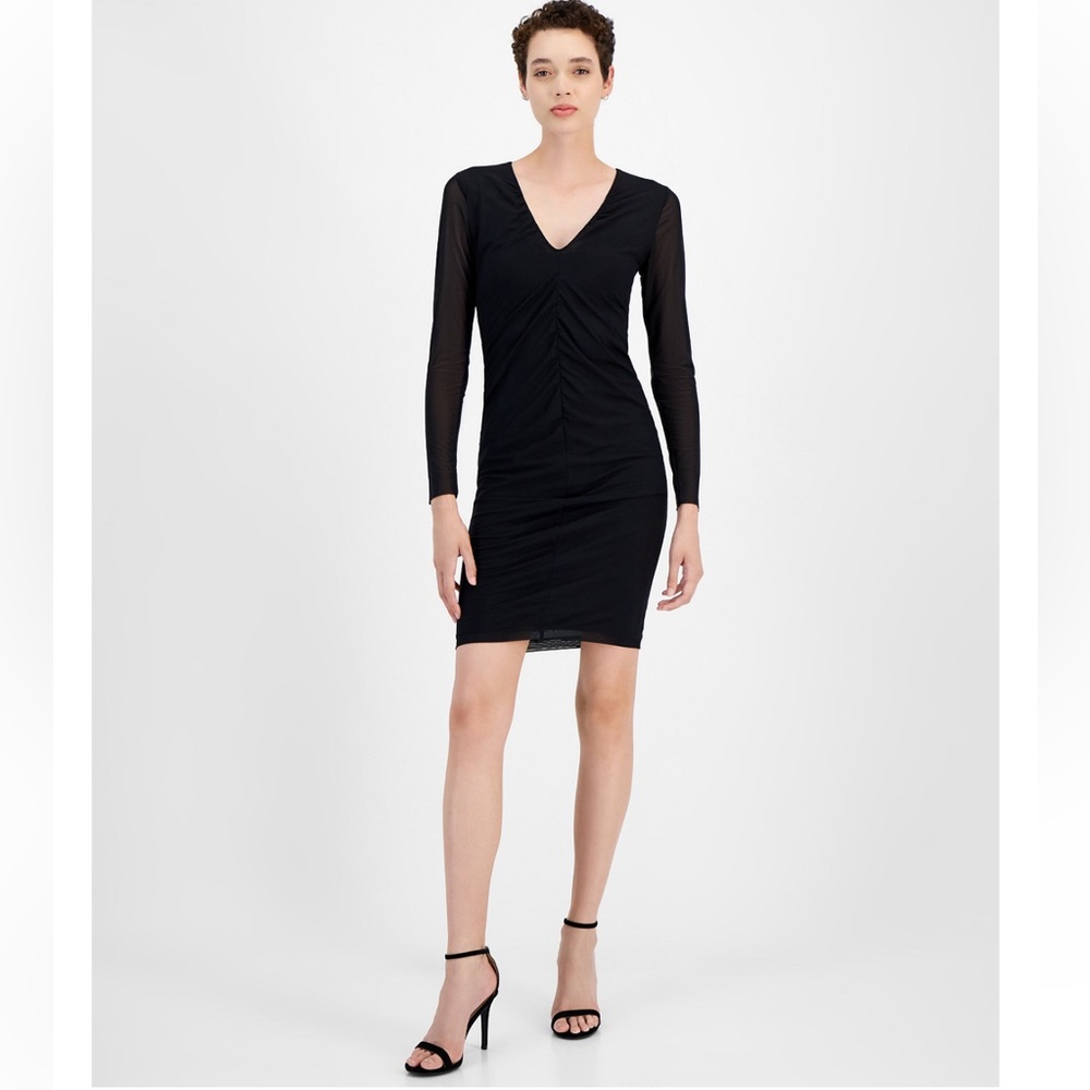BOSS Orange
Women's Ebec V-Neck Long-Sleeve Dress, size L